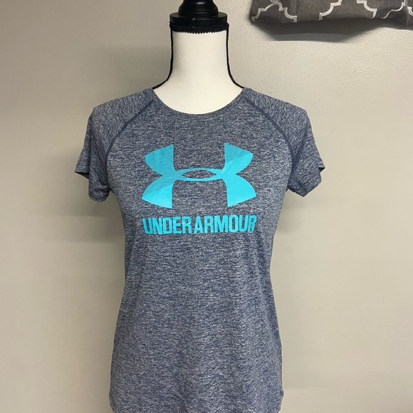 Under Armour Other - Under Armour Girls Blue Heather Top